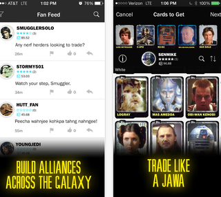 Illustration for article titled Topps Are Bringing Back Star Wars Trading Cards... In Digital Form